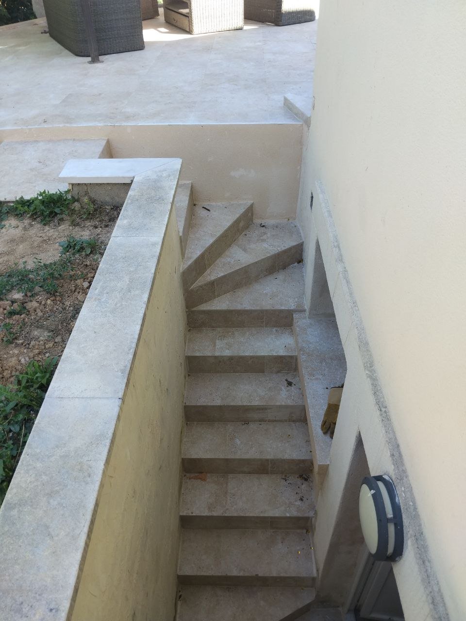 Terrasse en Carrelage