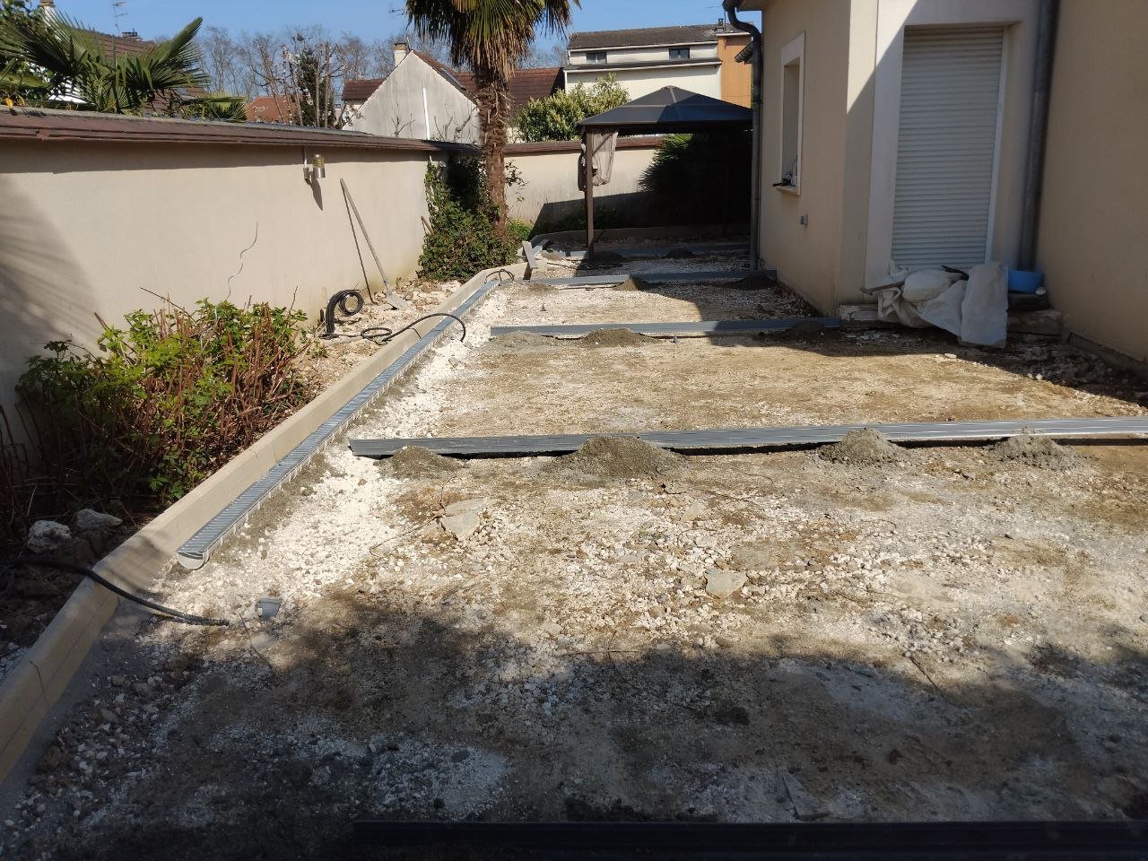 Terrasse en Carrelage