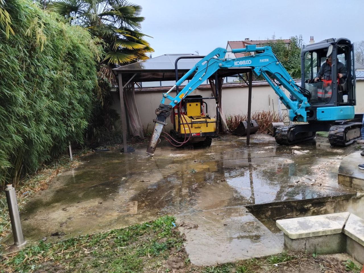 Terrasse en Carrelage